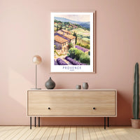 Tranquil Provence Landscape Poster PosterGoat