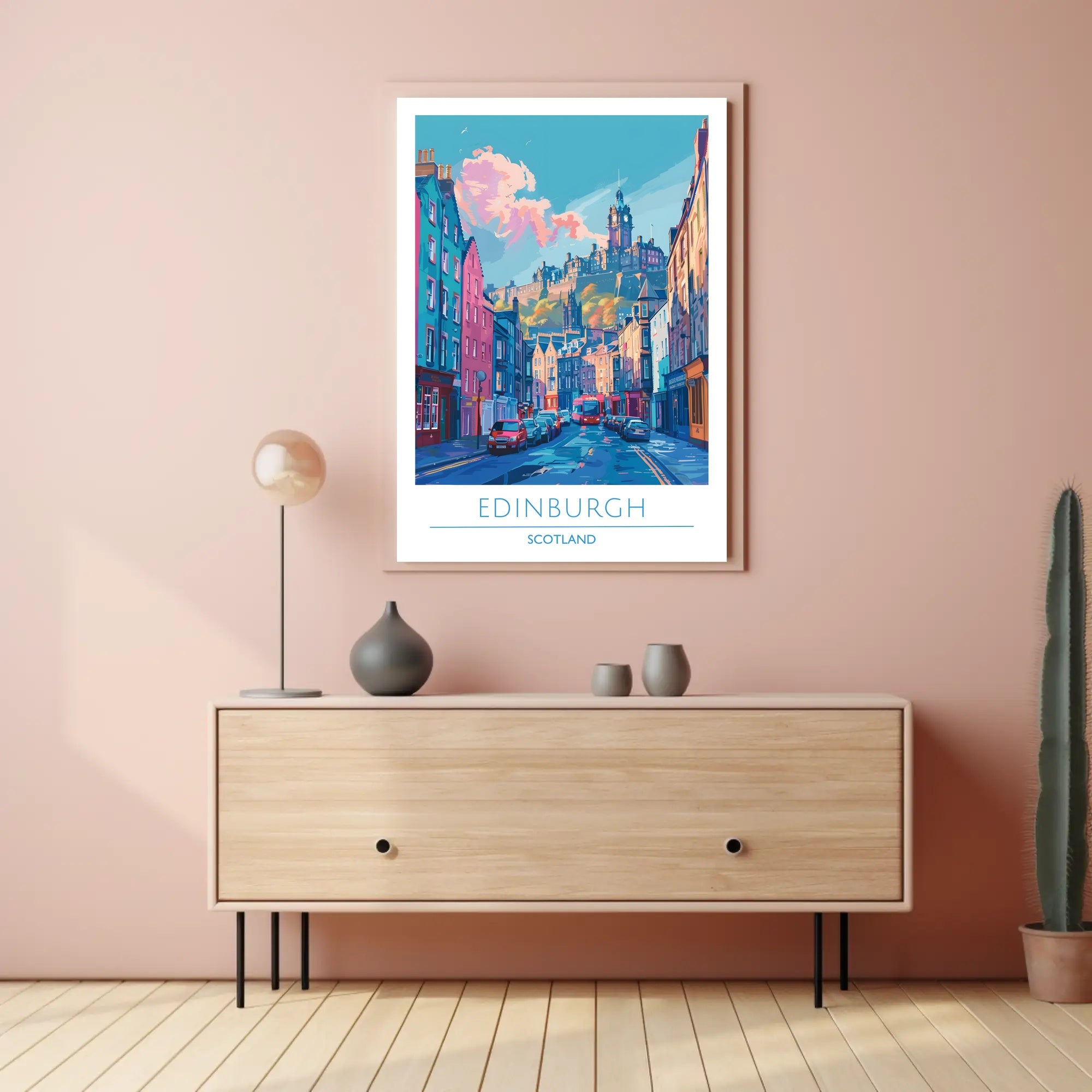 Edinburgh Cityscape Poster