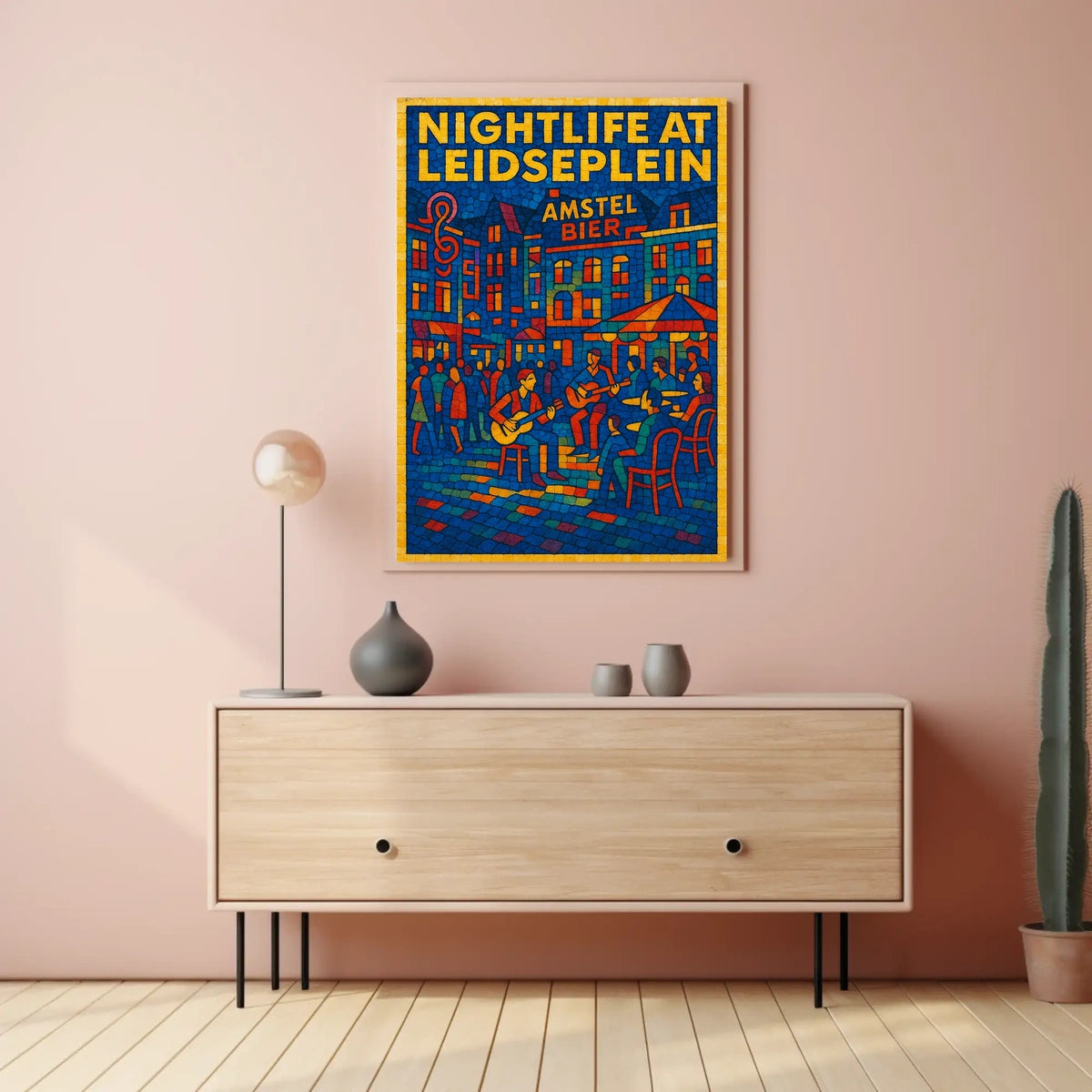 Nightlife at Leidseplein Poster