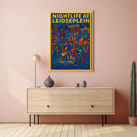 Nightlife at Leidseplein Poster