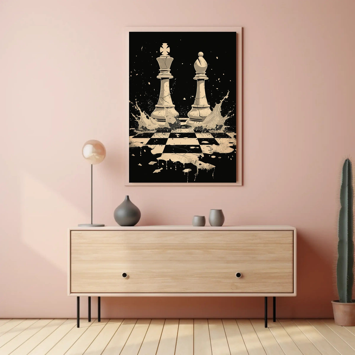 Chess Battle In Motion Poster