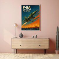 F-5A Freedom Fighter Poster PosterGoat