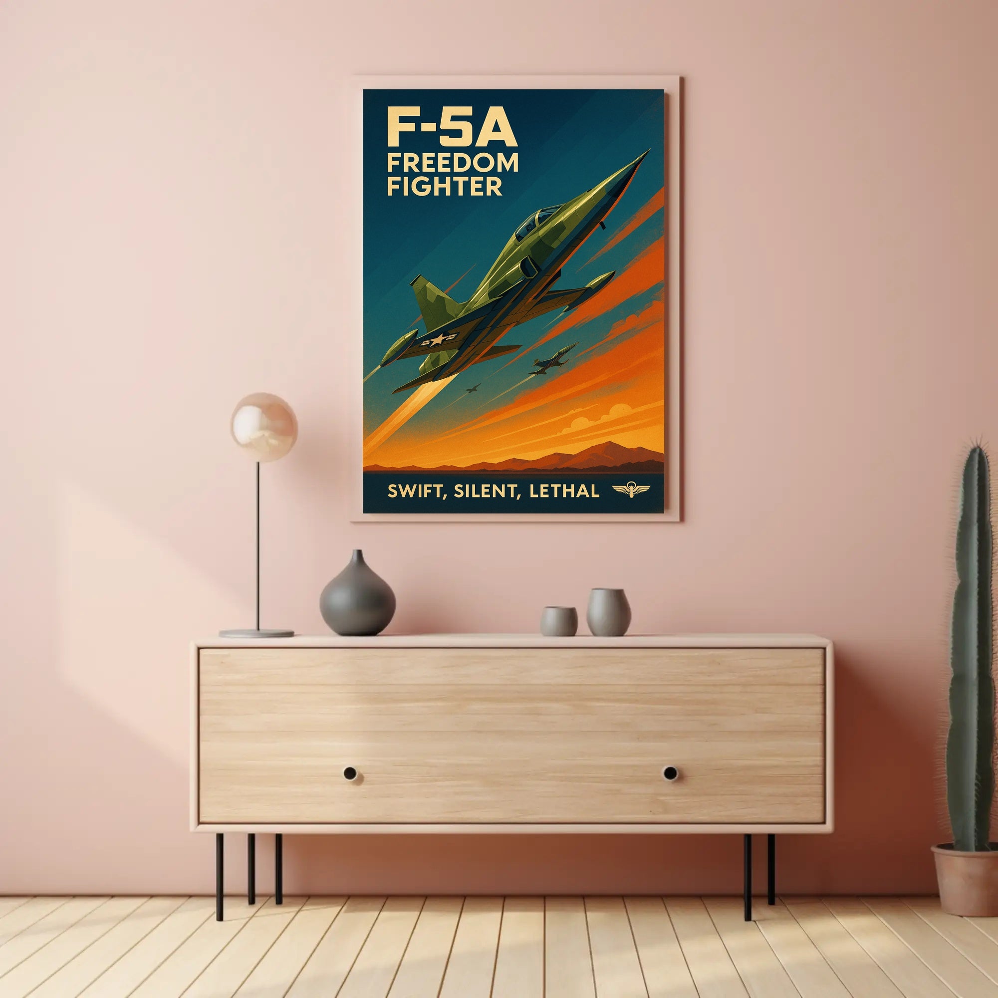 F-5A Freedom Fighter Poster PosterGoat