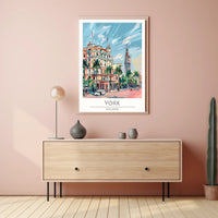 York Illustrated Poster PosterGoat
