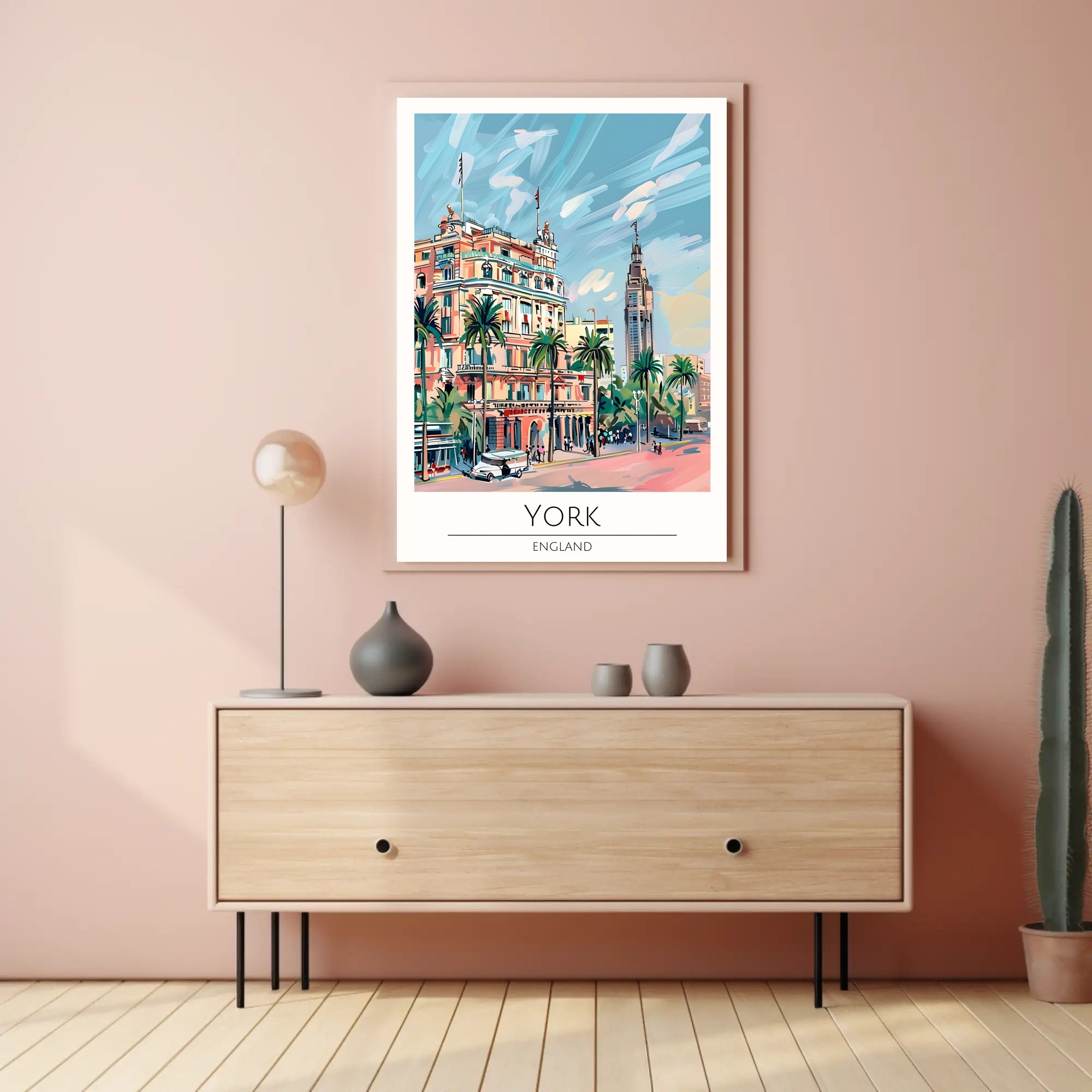 York Illustrated Poster PosterGoat
