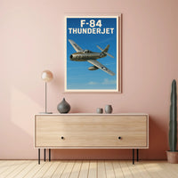 F-84 Thunderjet Poster PosterGoat