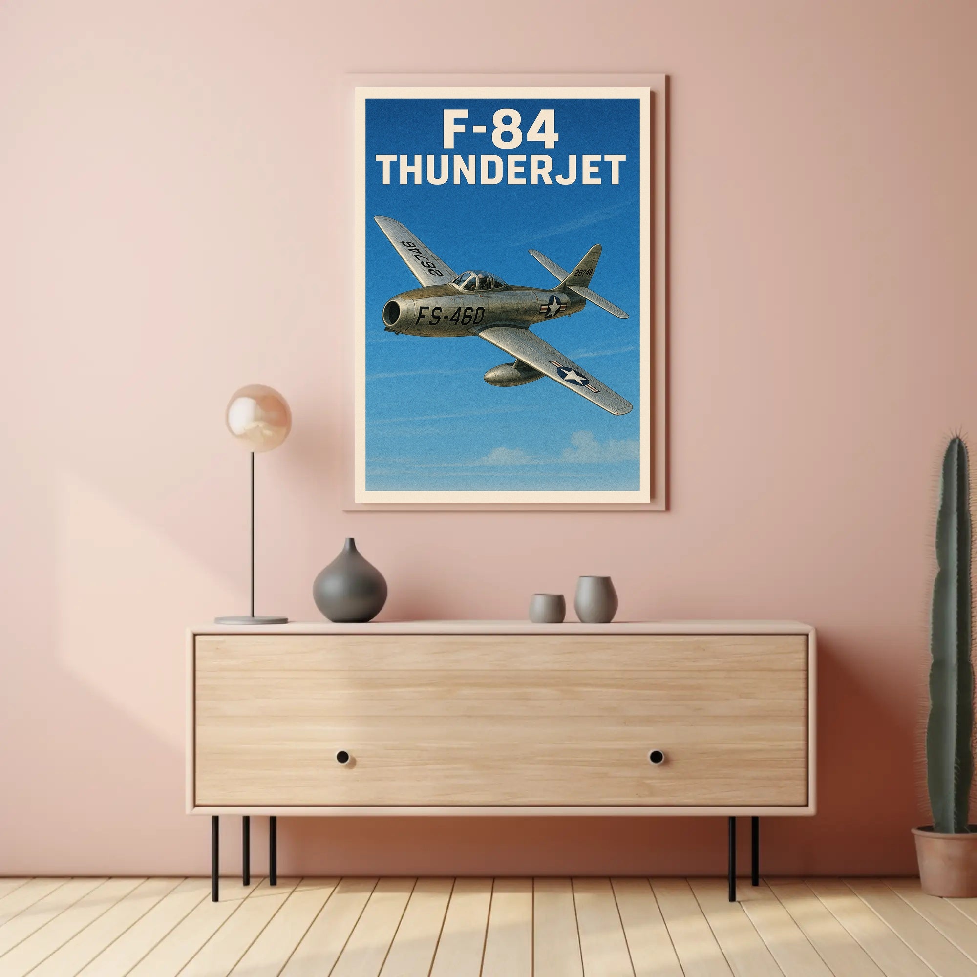 F-84 Thunderjet Poster PosterGoat