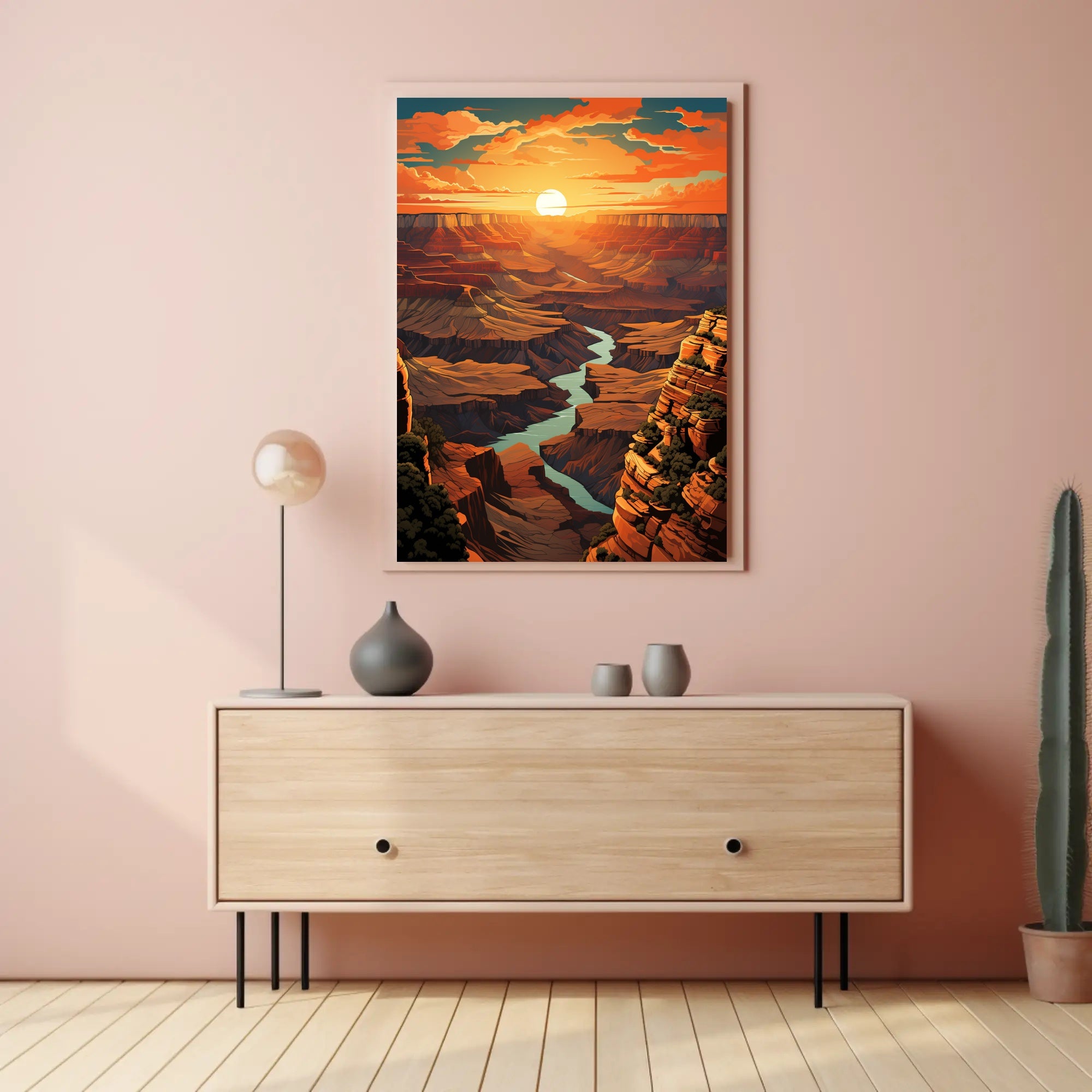 Grand Canyon Sunset Poster
