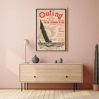 Outing Magazine August Issue Poster PosterGoat