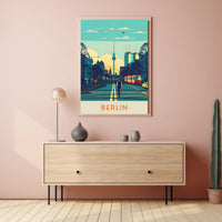 Vibrant Berlin Cityscape Poster