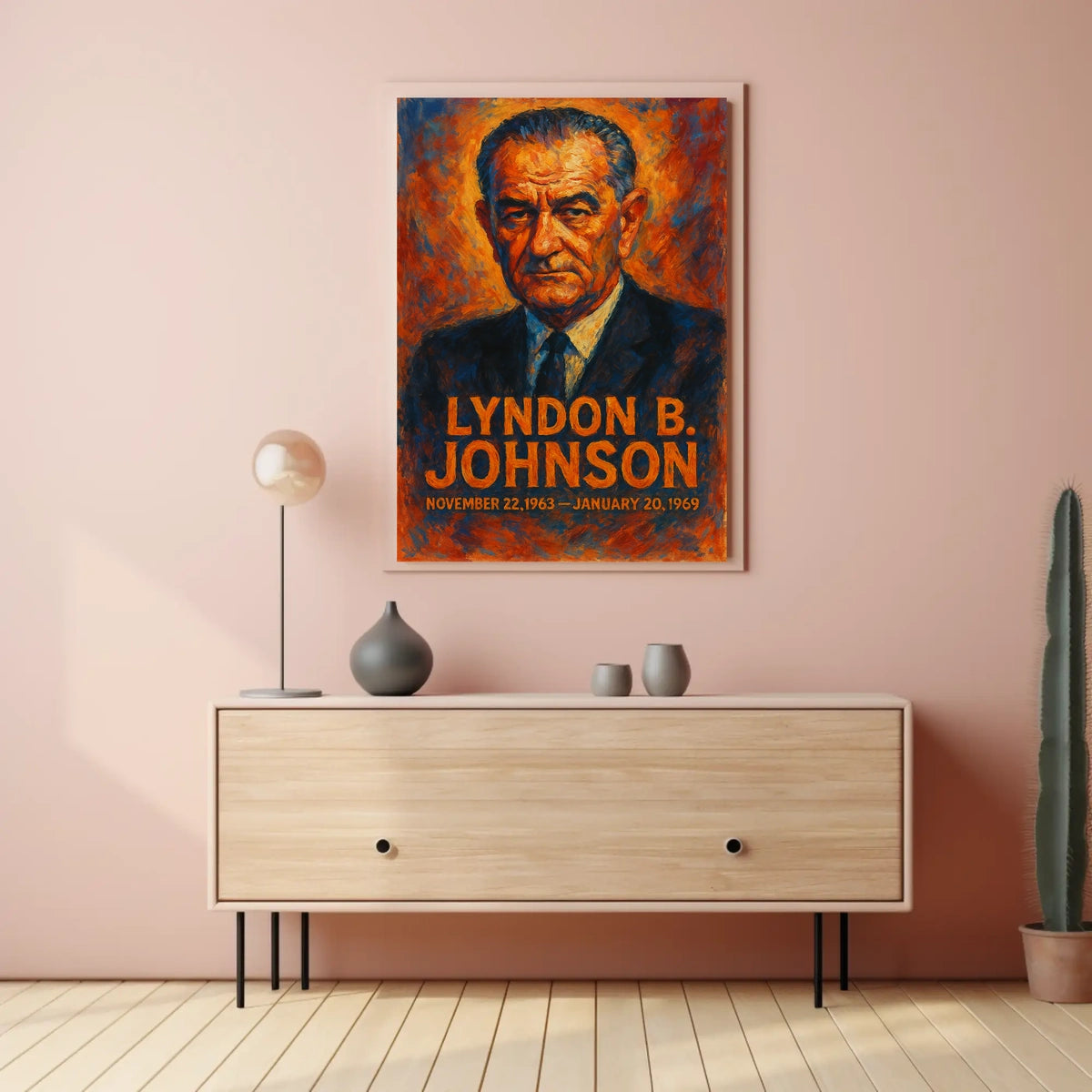 Lyndon B. Johnson 36Th President Poster