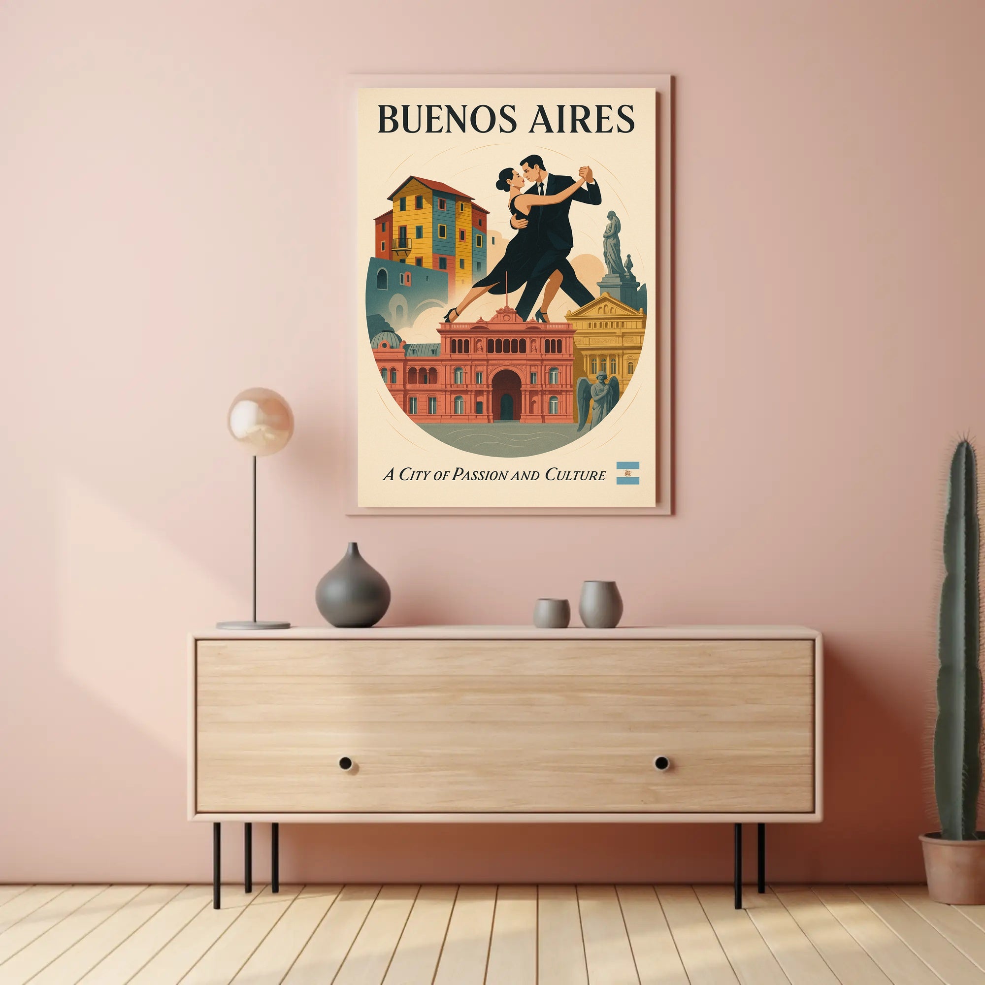 Buenos Aires City Of Passion And Culture Poster PosterGoat
