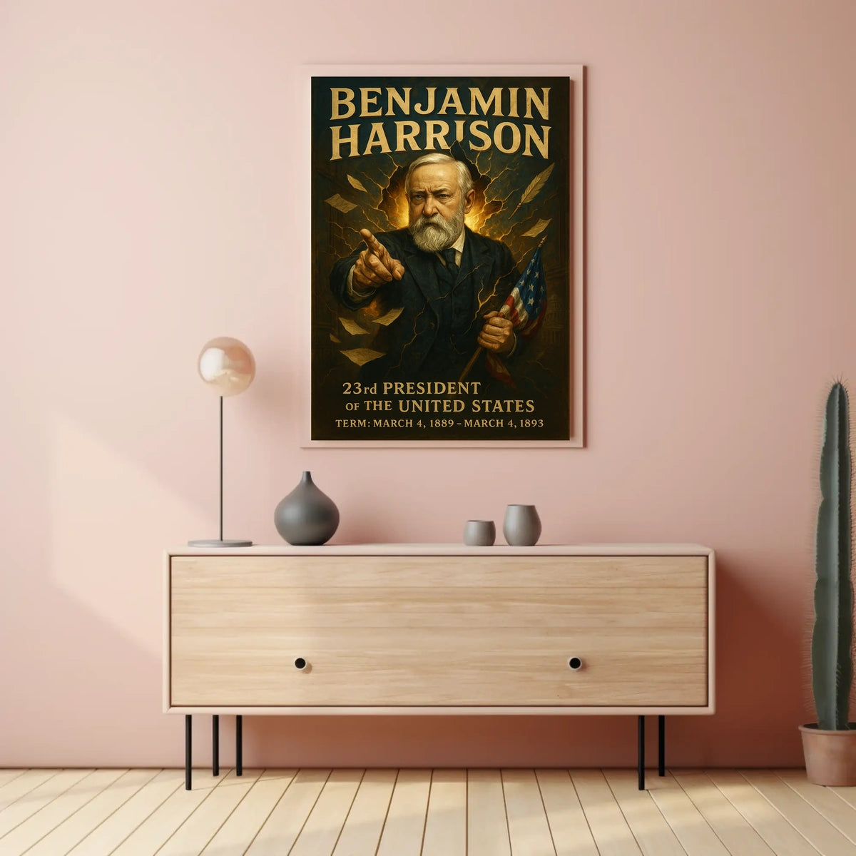 Benjamin Harrison 23rd President Poster