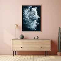 Majestic Wolf In Motion Poster