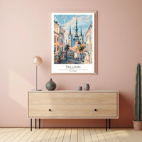 Scenic View of Tallinn Poster PosterGoat