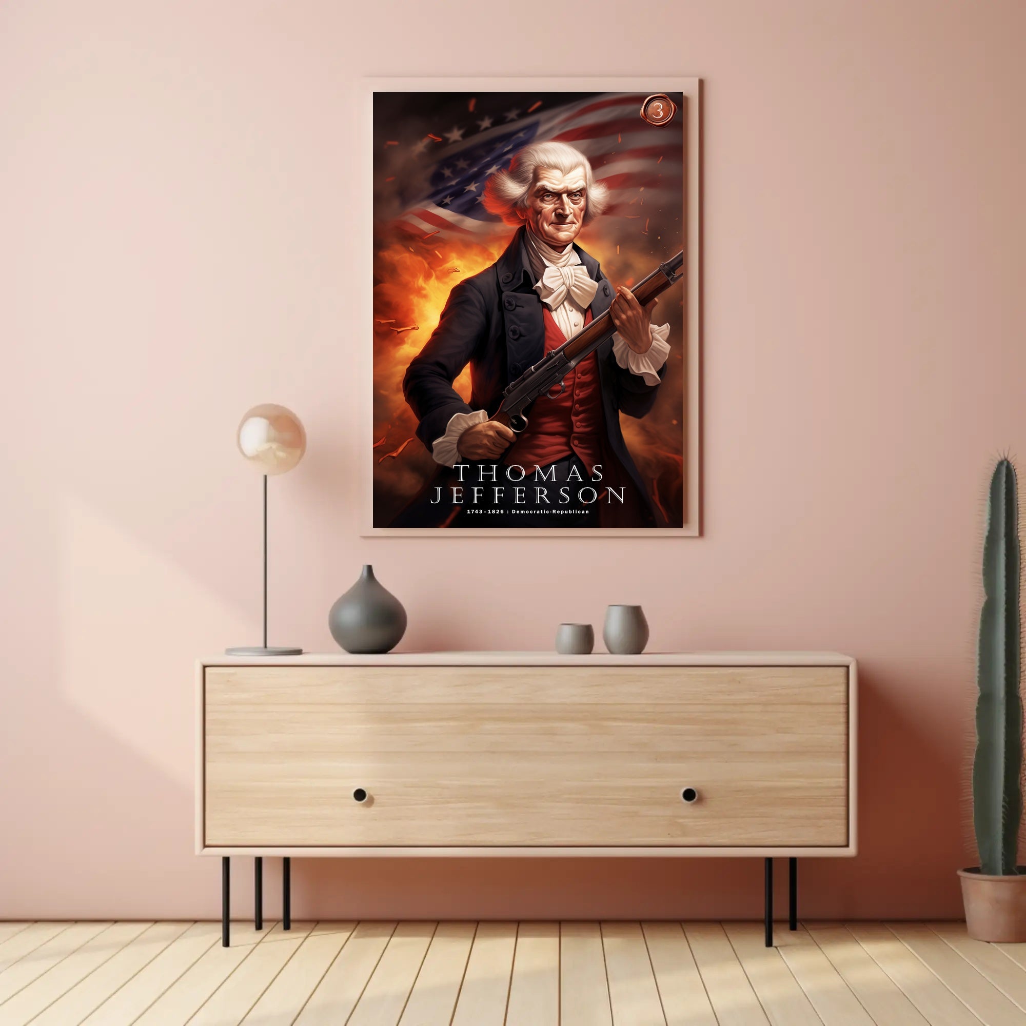 Thomas Jefferson: Democratic-Republican Legacy Poster