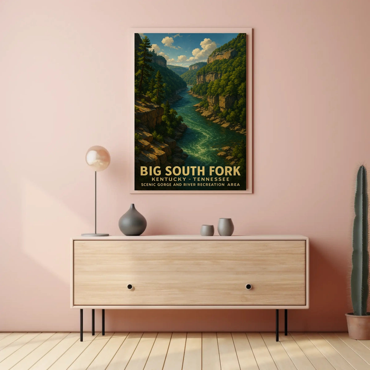 Big South Fork Scenic Gorge And River Poster