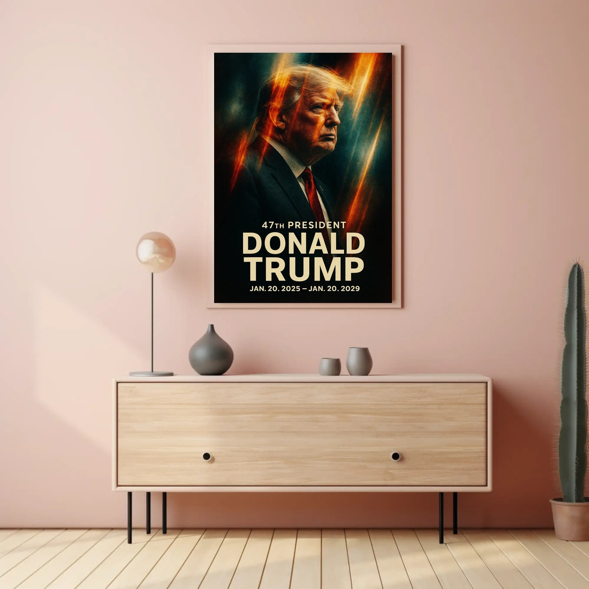 Trump Patriotism Leadership Expressionism Poster