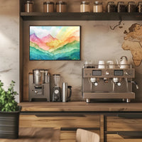 Vibrant Mountain Landscape Poster