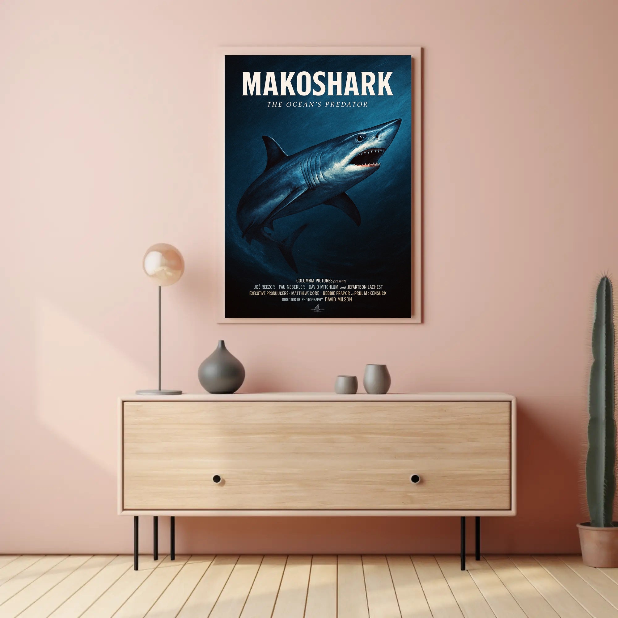 Makoshark The Oceans Predator Poster PosterGoat