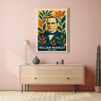 William McKinley Patriotic Vintage Modern Poster