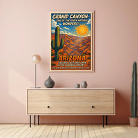 Arizona Land of Natural Wonders Poster