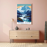Wrangell–St. Elias Dawn Landscape National Park Poster
