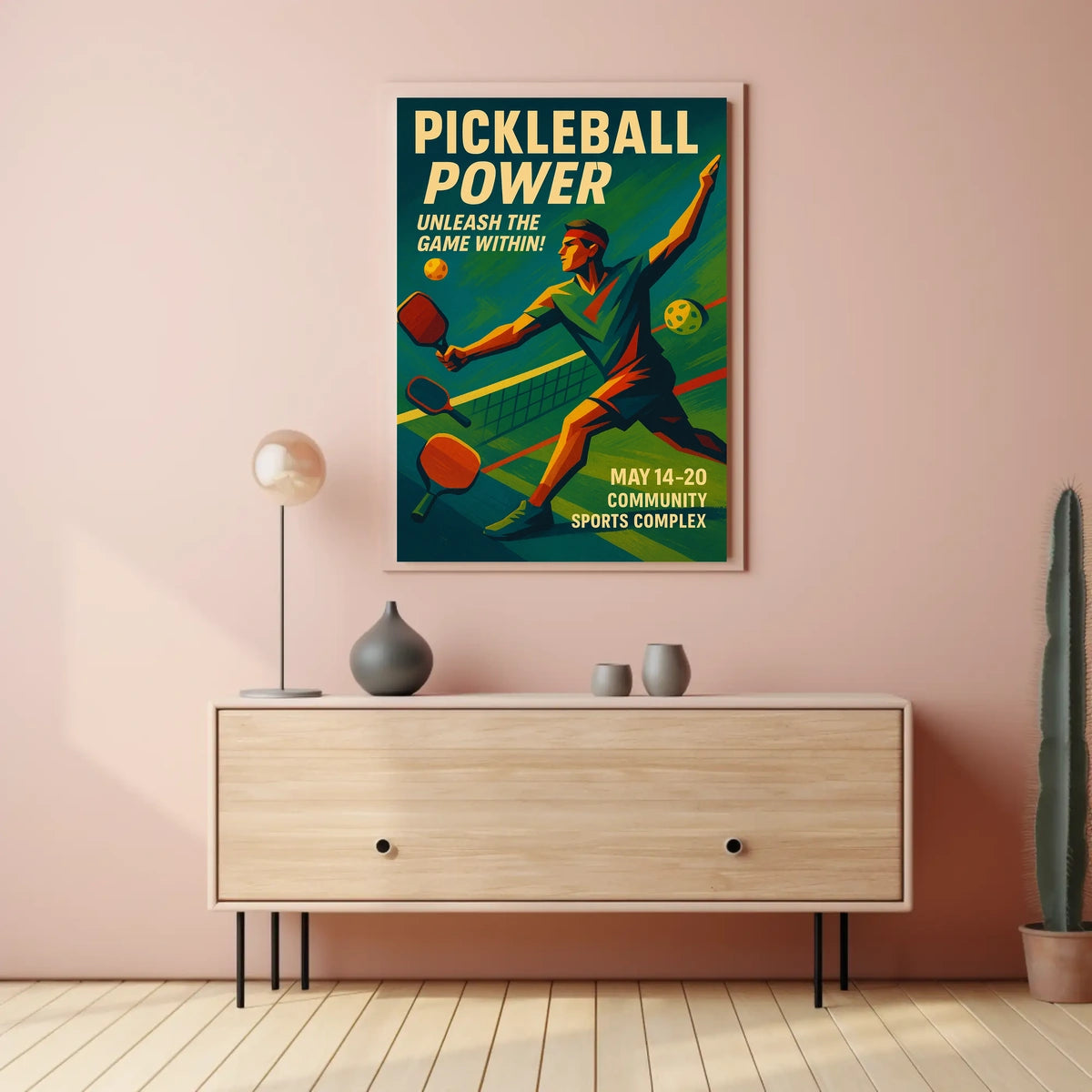 Pickleball Power Poster