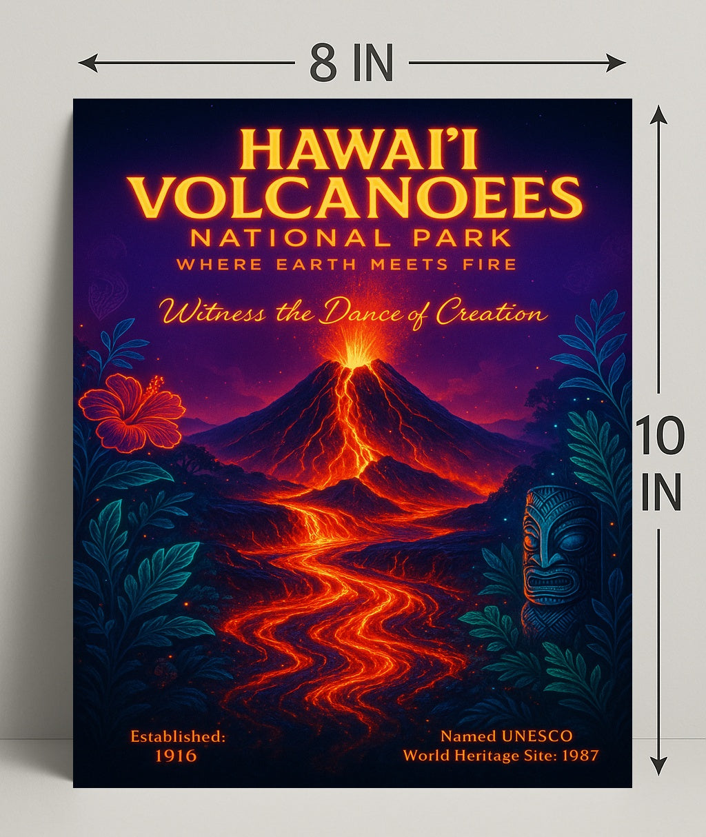 Hawaii Volcanoes National Park Poster PosterGoat