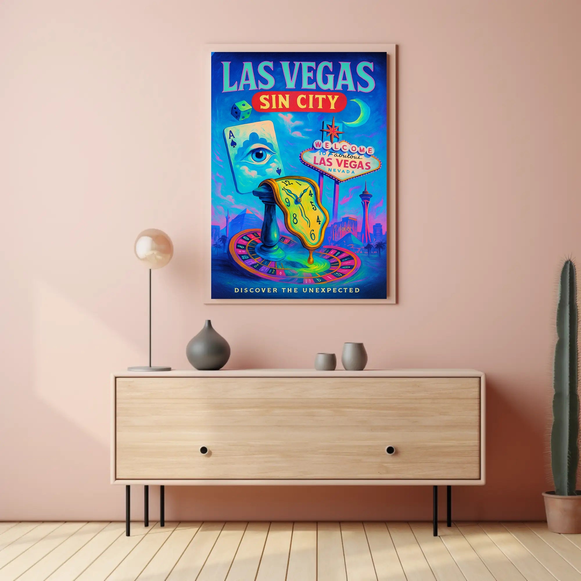 Las Vegas Sin City Poster PosterGoat