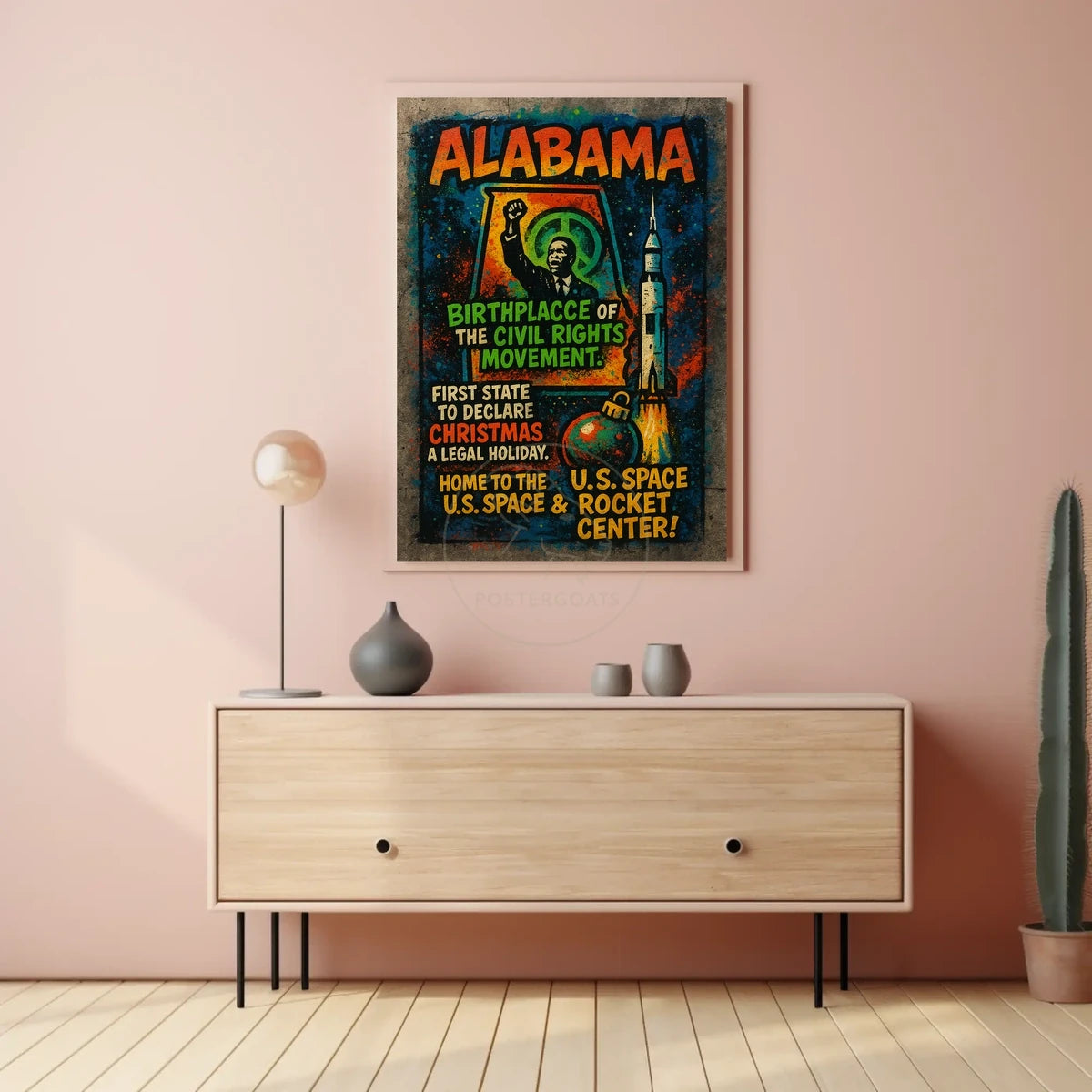 Alabama Heritage and Progress: Cultural or Heritage Poster