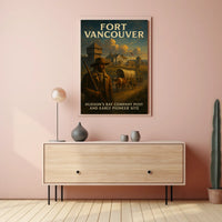Fort Vancouver HudsonS Bay Company Poster