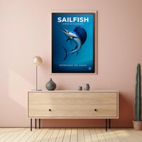 Sailfish Speed & Elegance Poster PosterGoat