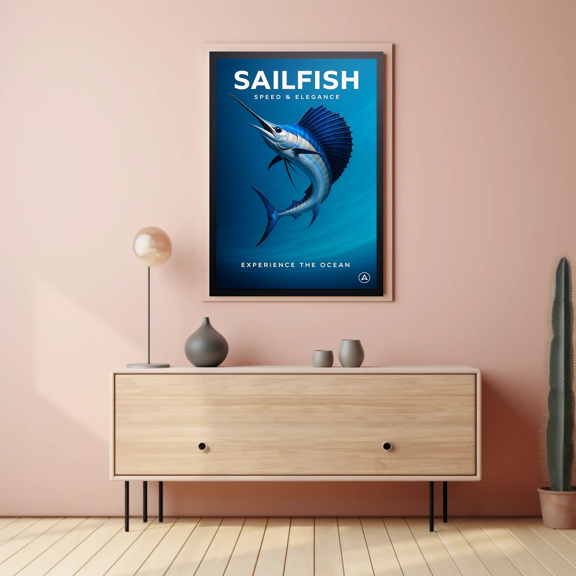 Sailfish Speed & Elegance Poster PosterGoat