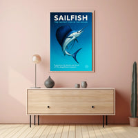 Sailfish The Fastest Fish in the Ocean Poster PosterGoat