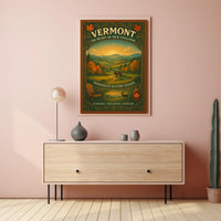 Vermont The Heart of New England Poster