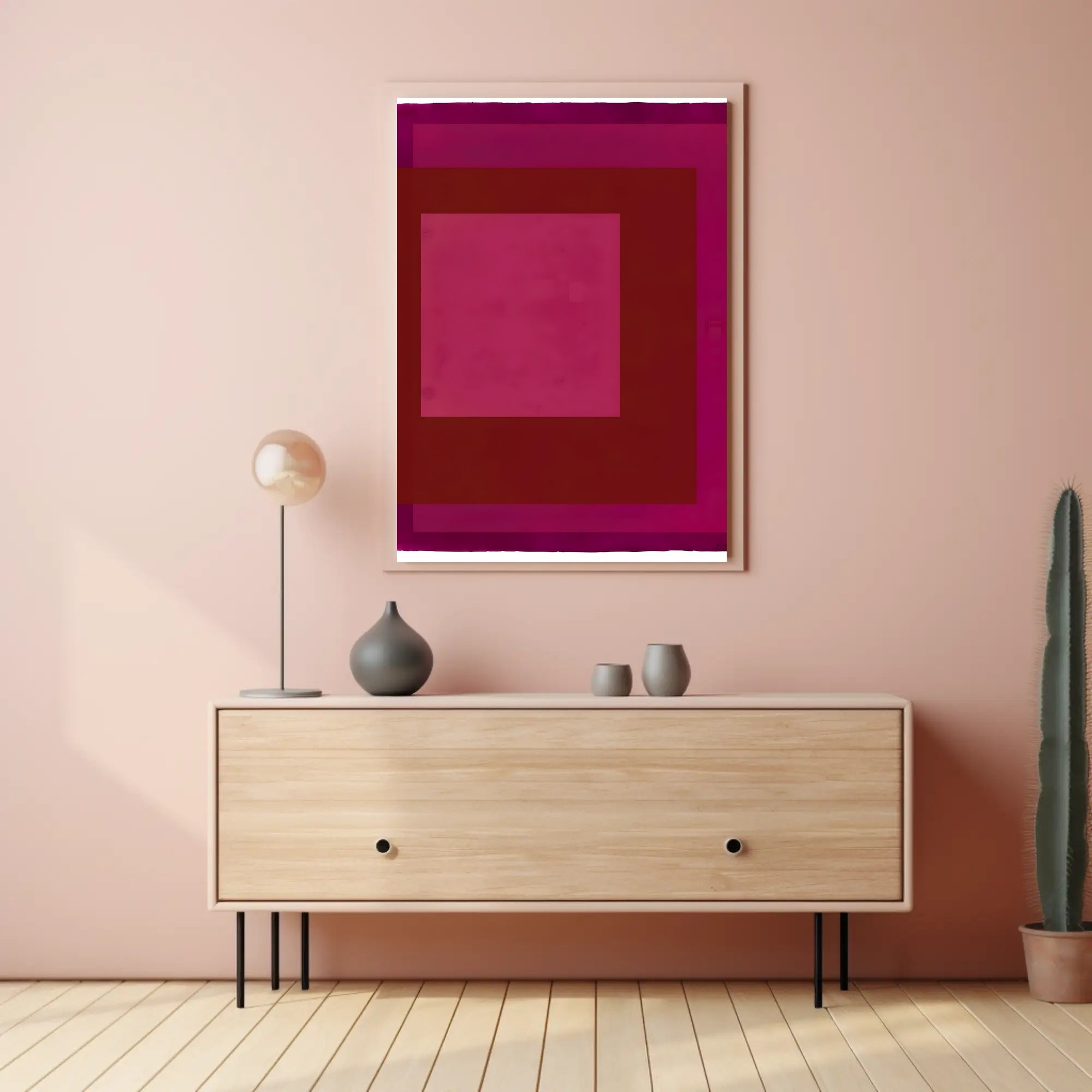 Abstract Shades of Red Poster