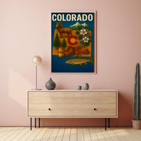 Discover Colorado Poster