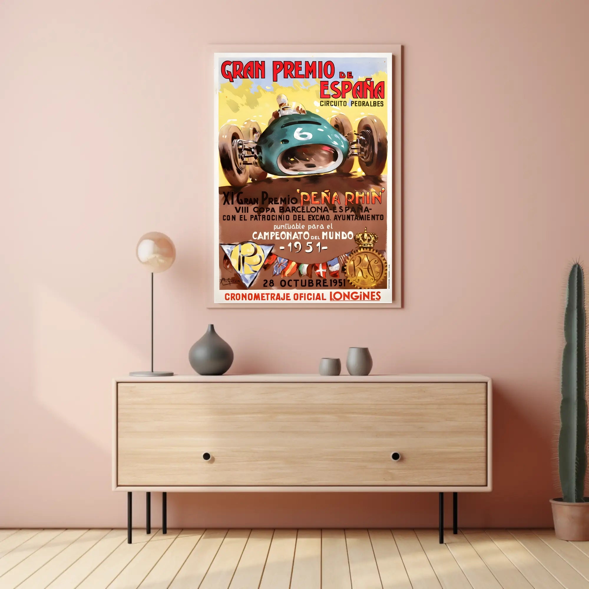 Gran Premio de España 1951 Poster