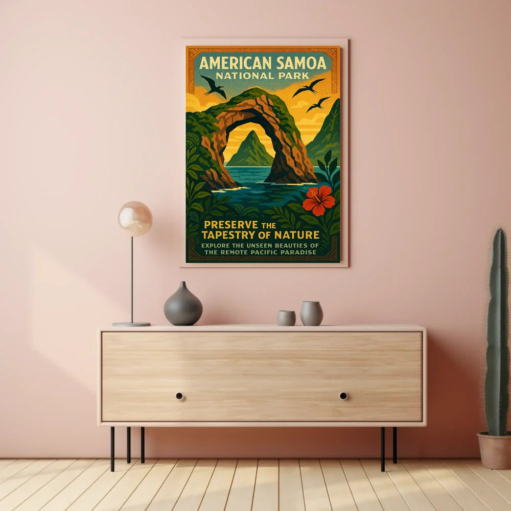 Explore the Unseen Pacific Paradise Travel Poster