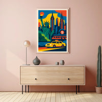 Vibrant New York City Poster