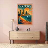 San Diego Discover Endless Horizons Poster