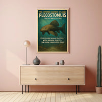 The Armored Cleaner Plecostomus Poster