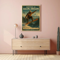 Winters of Salem, Oregon Poster