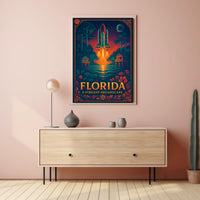 Florida A Vibrant Dreamscape Poster