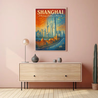 Shanghai A Harmony of Tradition and Modernity Poster