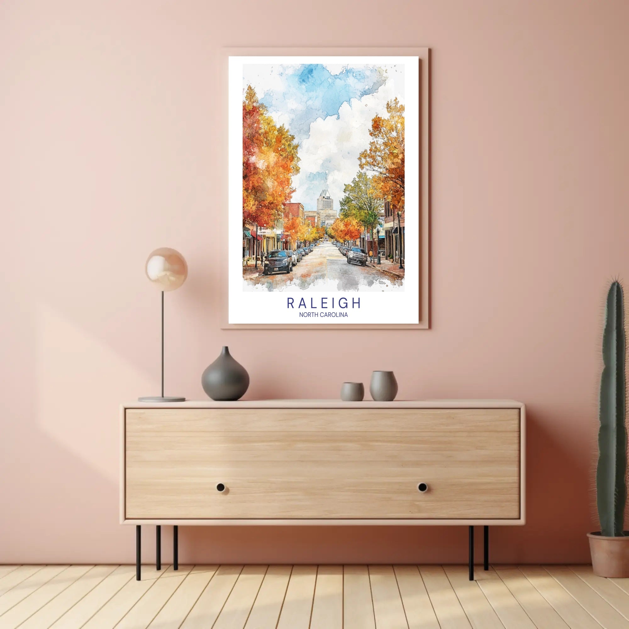 Autumn in Raleigh Poster PosterGoat