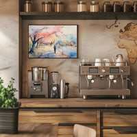 Serene Stroll Among Cherry Blossoms Poster