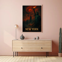 New York A Dystopian Vision Poster