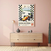 Barcelona Trofeo SEAT 1968 Poster
